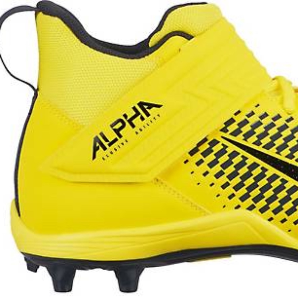 nike alpha menace varsity 2 molded football cleats - Picture 1 of 4
